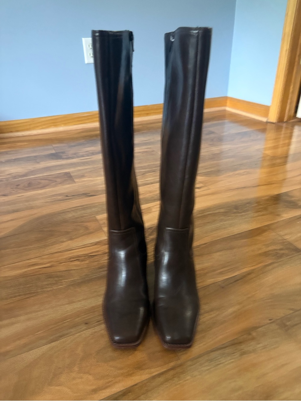 Kelly & Katie Dark Brown Over-the-Knee Leather Boots